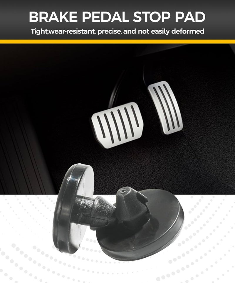UBOG 8PCS Brake Light Switch Stopper,Car Accessories Brake Switch Stopper,Automotive Clutch Pedal Stopper,Rubber Brake Pedal Stop Pad,Brake Pedal Stopper,Replace OEM 46505-SA5-000,90541-06036 - Image 5